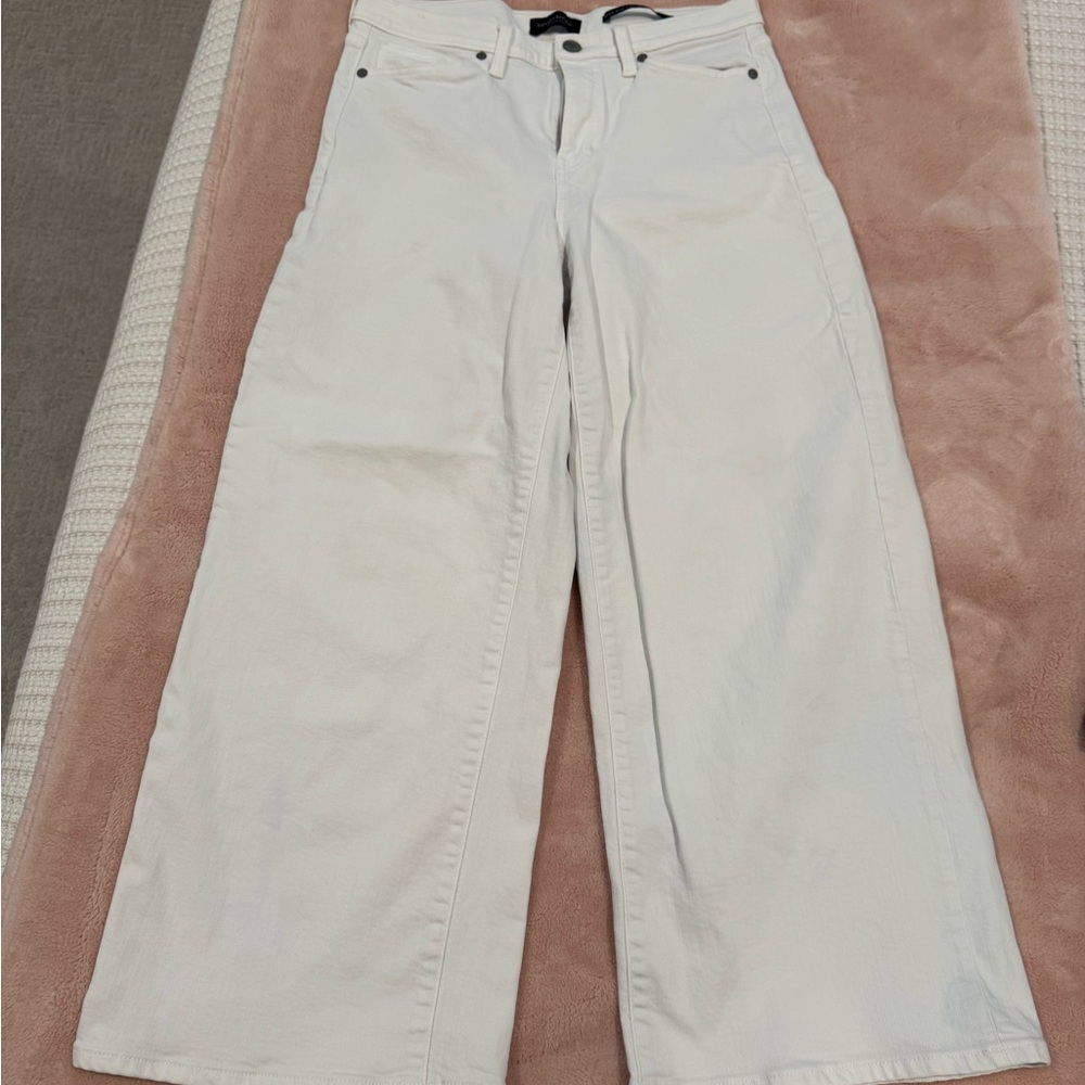 Banana Republic Ivory Flare Jeans